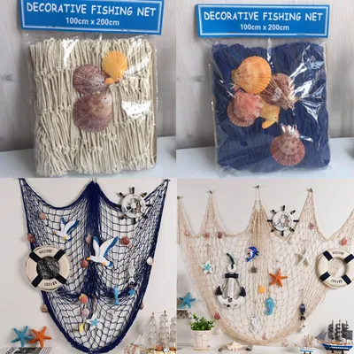 Fishing Net Decor Wall Hanging Prop