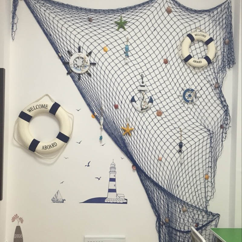 Fishing Net Decor Wall Hanging Prop