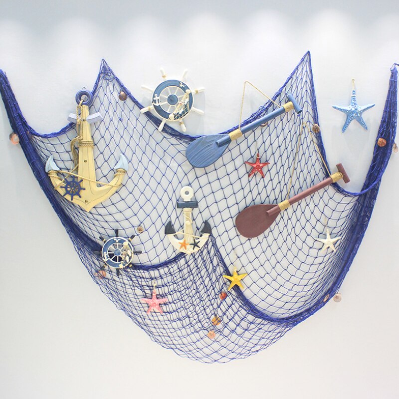 Fishing Net Decoration Ocean Theme Ornament Fishing Net Decoration Ocean Theme Ornament
