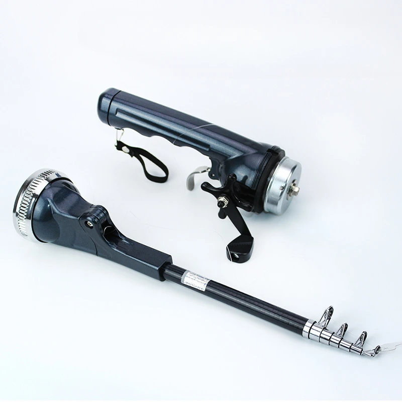 Fishing Rods Foldable Fishing Rod One Body Hidden Wheel with Its Own Fishing Line Portable Pocket Throwing Rod Lure Fishing Rods Foldable Fishing Rod One Body Hidden Wheel with Its Own Fishing Line Portable Pocket Throwing Rod Lure