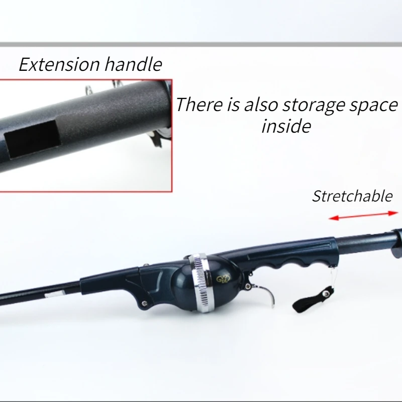 Fishing Rods Foldable Fishing Rod One Body Hidden Wheel with Its Own Fishing Line Portable Pocket Throwing Rod Lure Fishing Rods Foldable Fishing Rod One Body Hidden Wheel with Its Own Fishing Line Portable Pocket Throwing Rod Lure