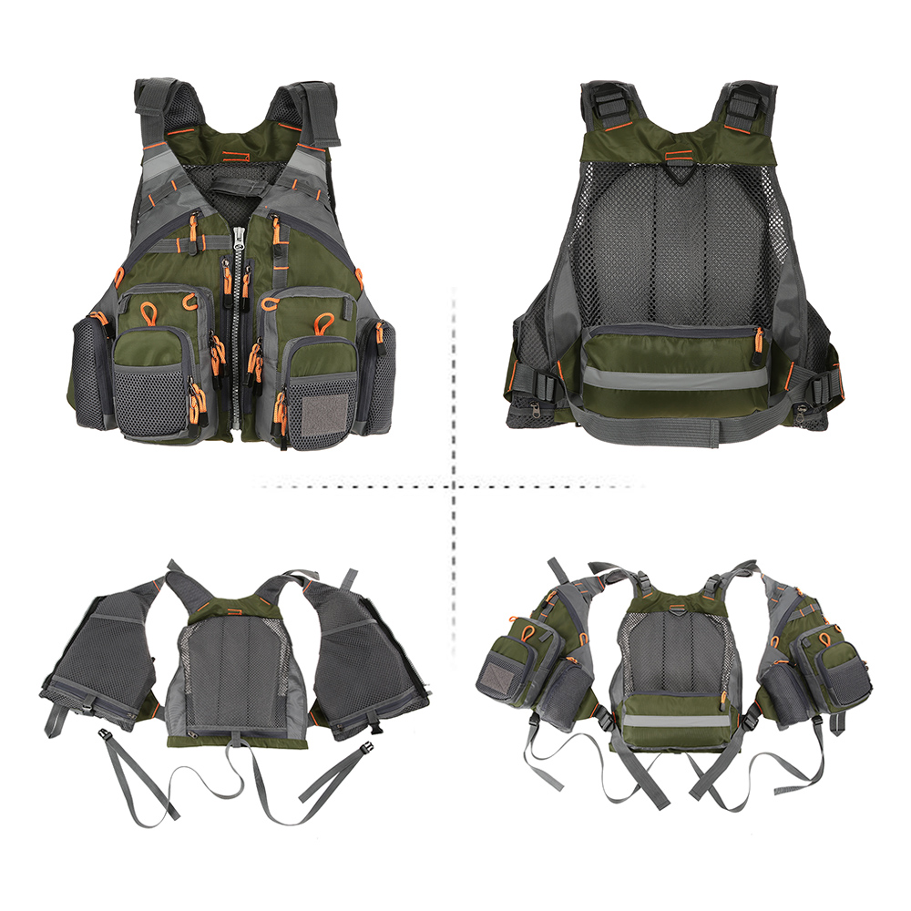 Fishing Vest Outdoor Utility Jacket