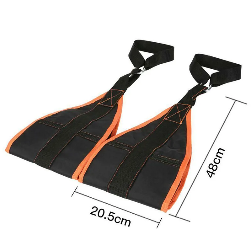 Fitness AB Sling Straps Suspension Rip-Resistant Heavy Duty A Pair For Pull Up Bar Hanging Leg Raiser Gym Home Fitness