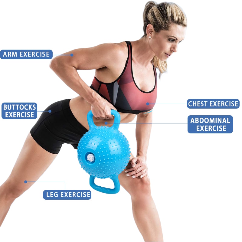 Fitness and Workout Water Filled Kettlebell
