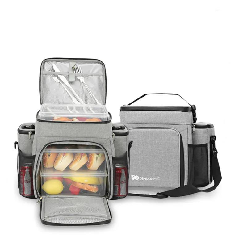Fitness Lunch Bag Adult Insulated Bag Portable Shoulder Picnic Thermal Fruit Bag For Work Fitness Lunch Bag Adult Insulated Bag Portable Shoulder Picnic Thermal Fruit Bag For Work