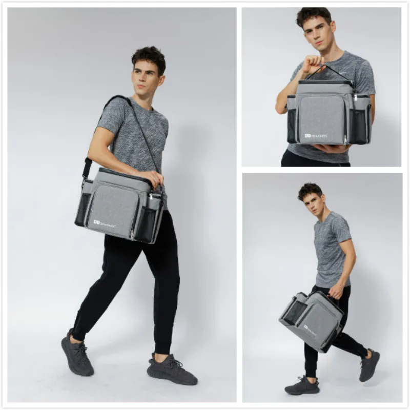 Fitness Lunch Bag Adult Insulated Bag Portable Shoulder Picnic Thermal Fruit Bag For Work