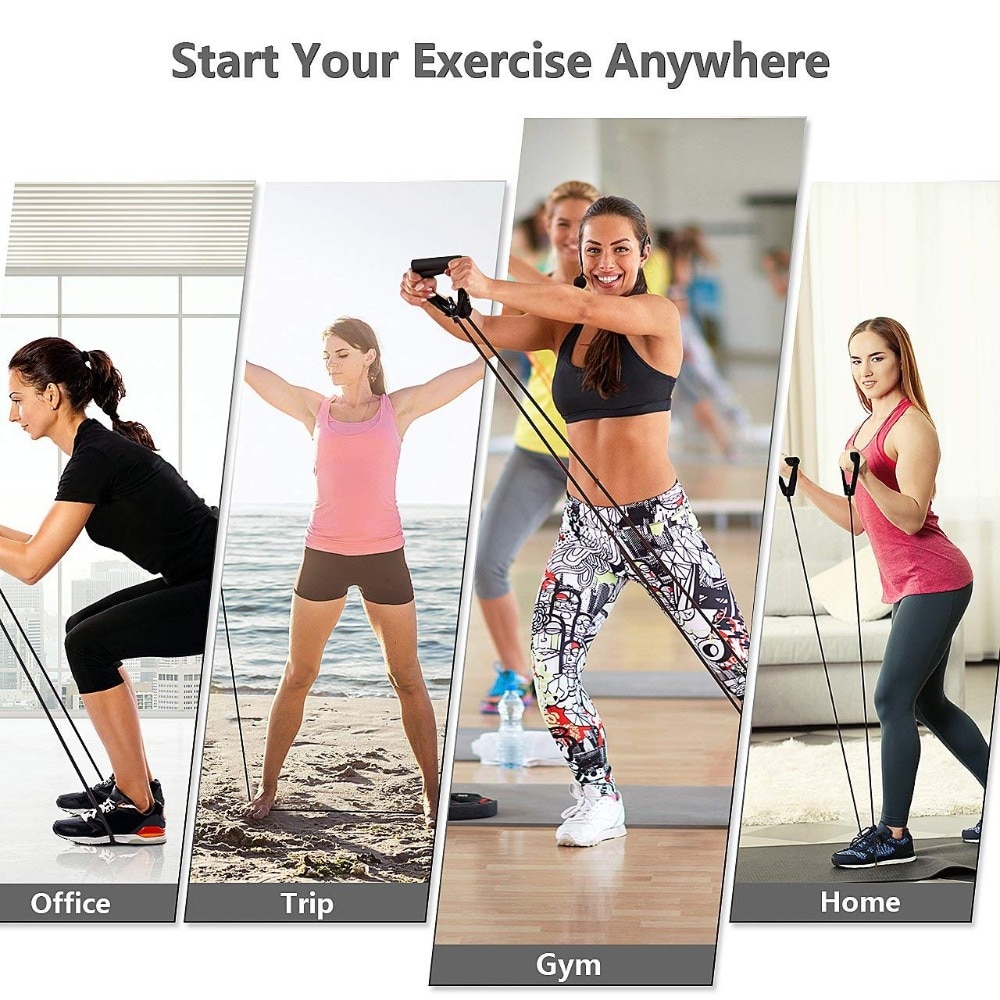 Fitness Resistance Band 5 Levels Elastic Band