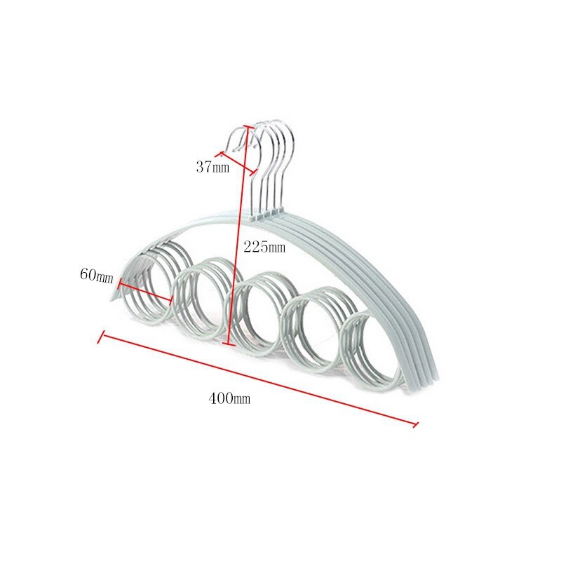 Five Hole Plastic Scarf Hanger Five Hole Plastic Scarf Hanger
