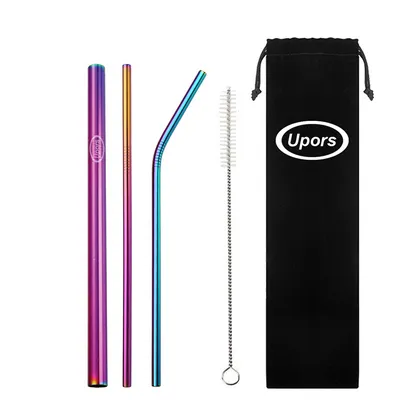 Five-piece Set Metal Straws Five-piece Set Metal Straws
