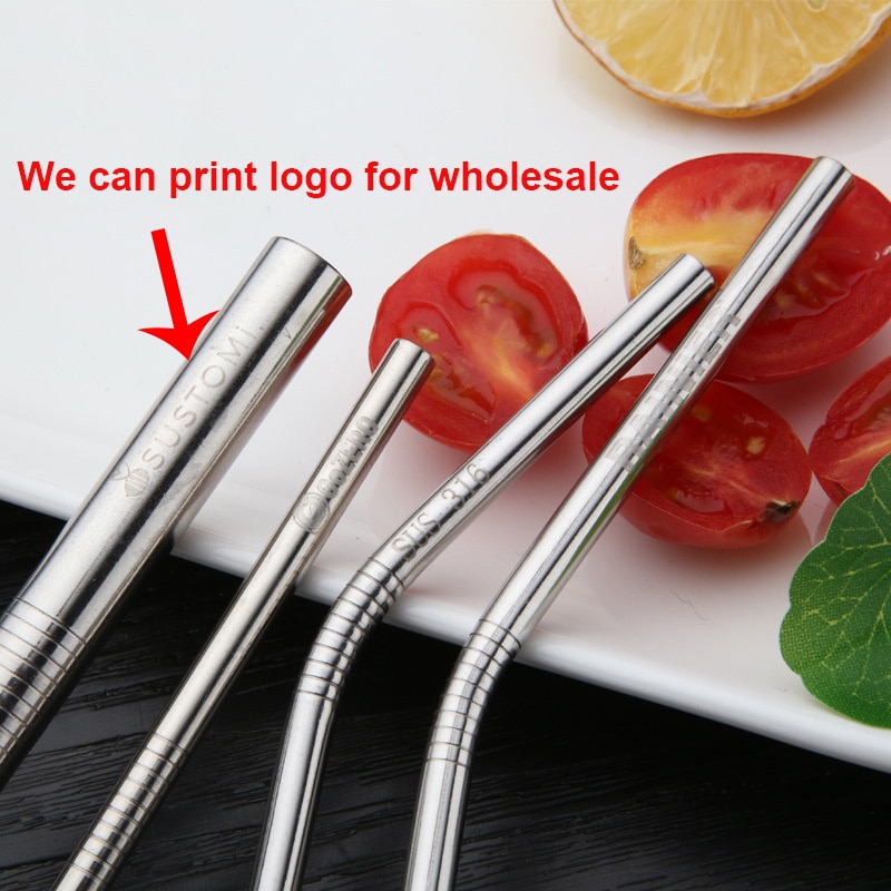 Five-piece Set Metal Straws Five-piece Set Metal Straws