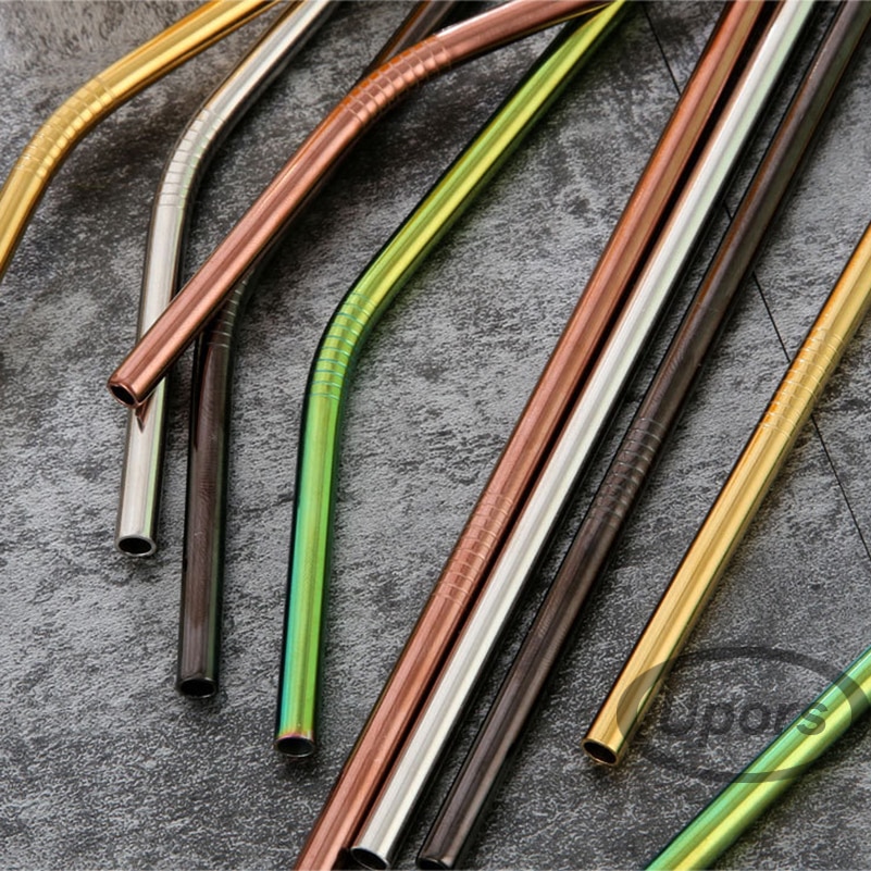 Five-piece Set Metal Straws Five-piece Set Metal Straws