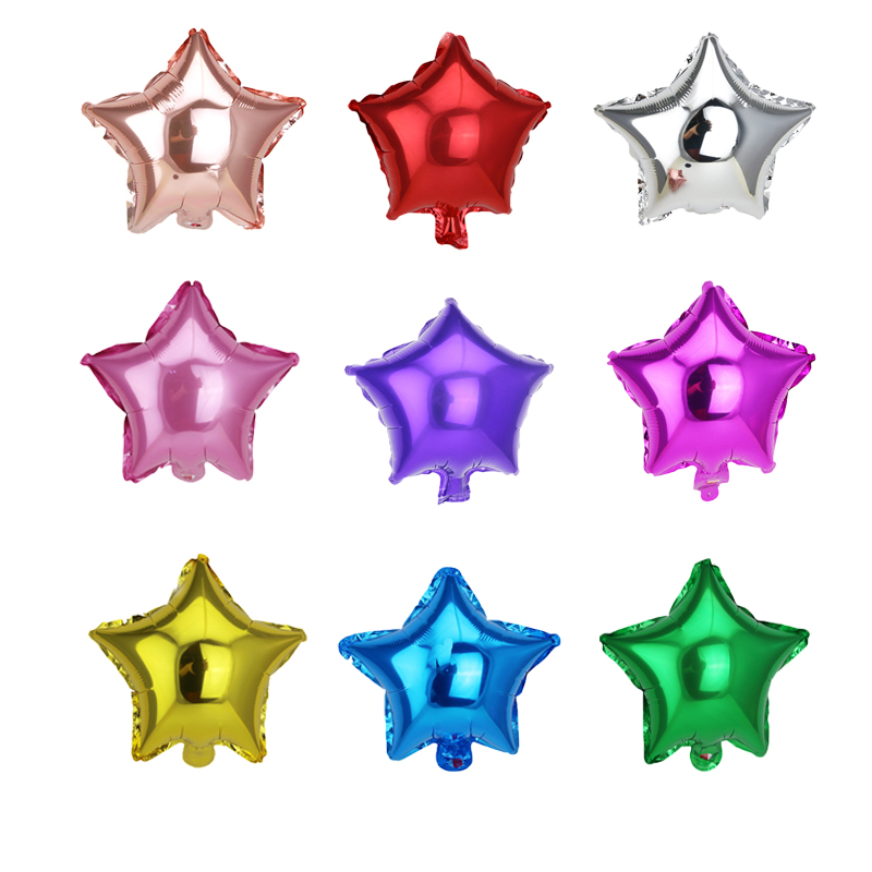 Five Points Star Foil Balloons (20pcs) Five Points Star Foil Balloons (20pcs)