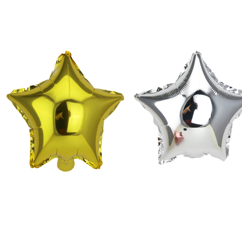 Five Points Star Foil Balloons (20pcs) Five Points Star Foil Balloons (20pcs)