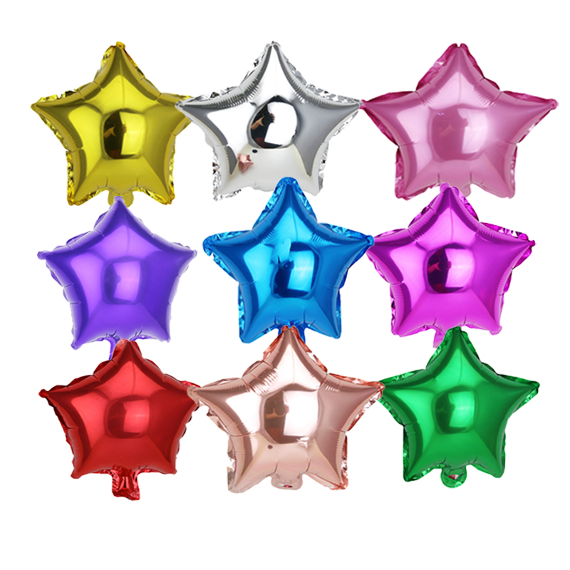 Five Points Star Foil Balloons (20pcs) Five Points Star Foil Balloons (20pcs)