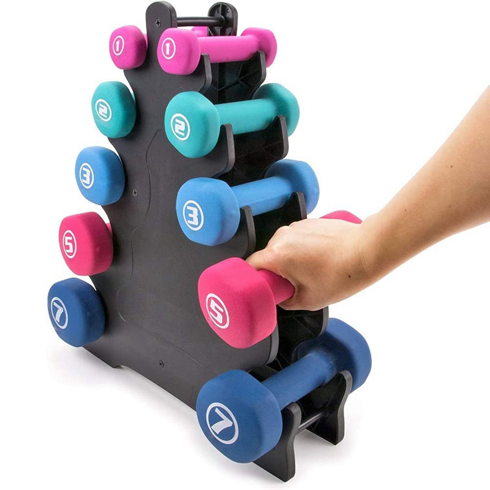 Five Tier Dumbbell Rack Stand
