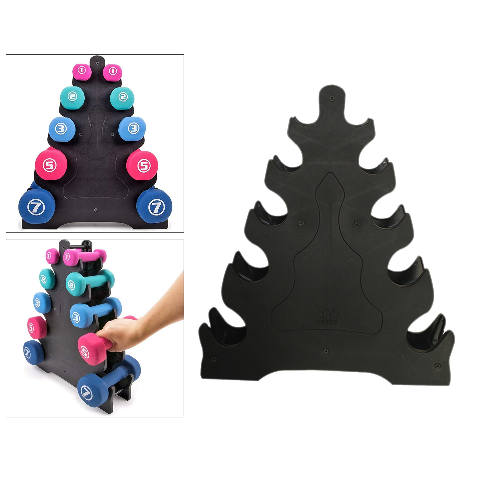 Five Tier Dumbbell Rack Stand