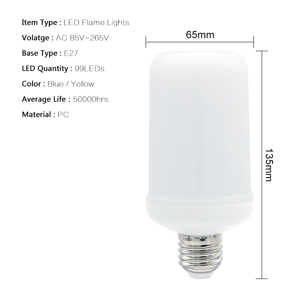 Flame Lamp LED Bulb Home Decor Flame Lamp LED Bulb Home Decor