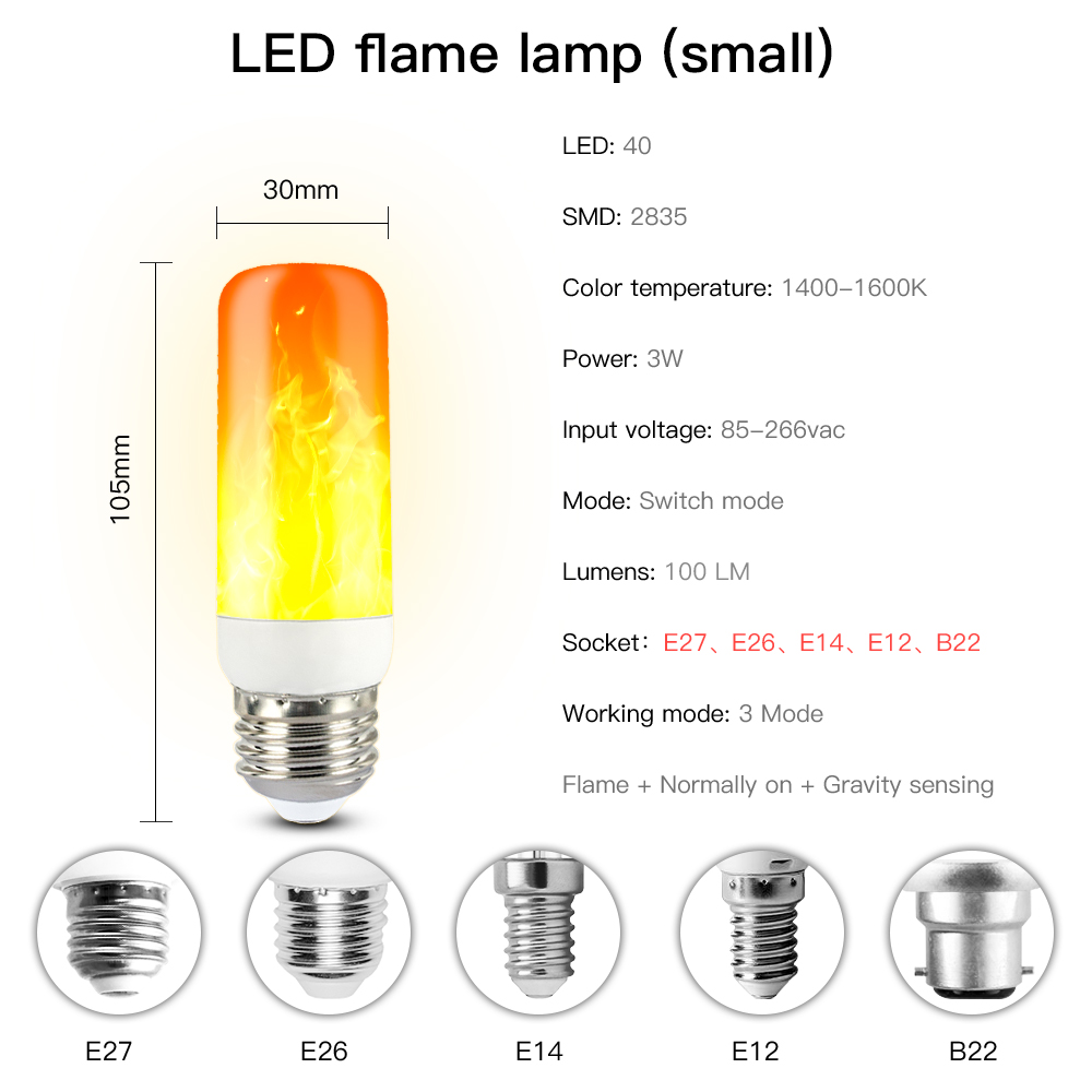 Flame Light Decorative LED Bulb Flame Light Decorative LED Bulb