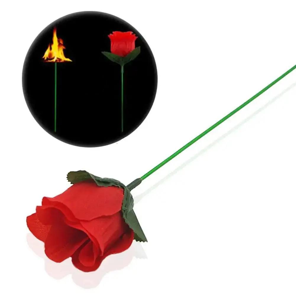 Flame To Rose Appearing Magic Flower Torch To Flower Magic Trick Flame Appearing Flower Professional Magician Bar Flame To Rose Appearing Magic Flower Torch To Flower Magic Trick Flame Appearing Flower Professional Magician Bar