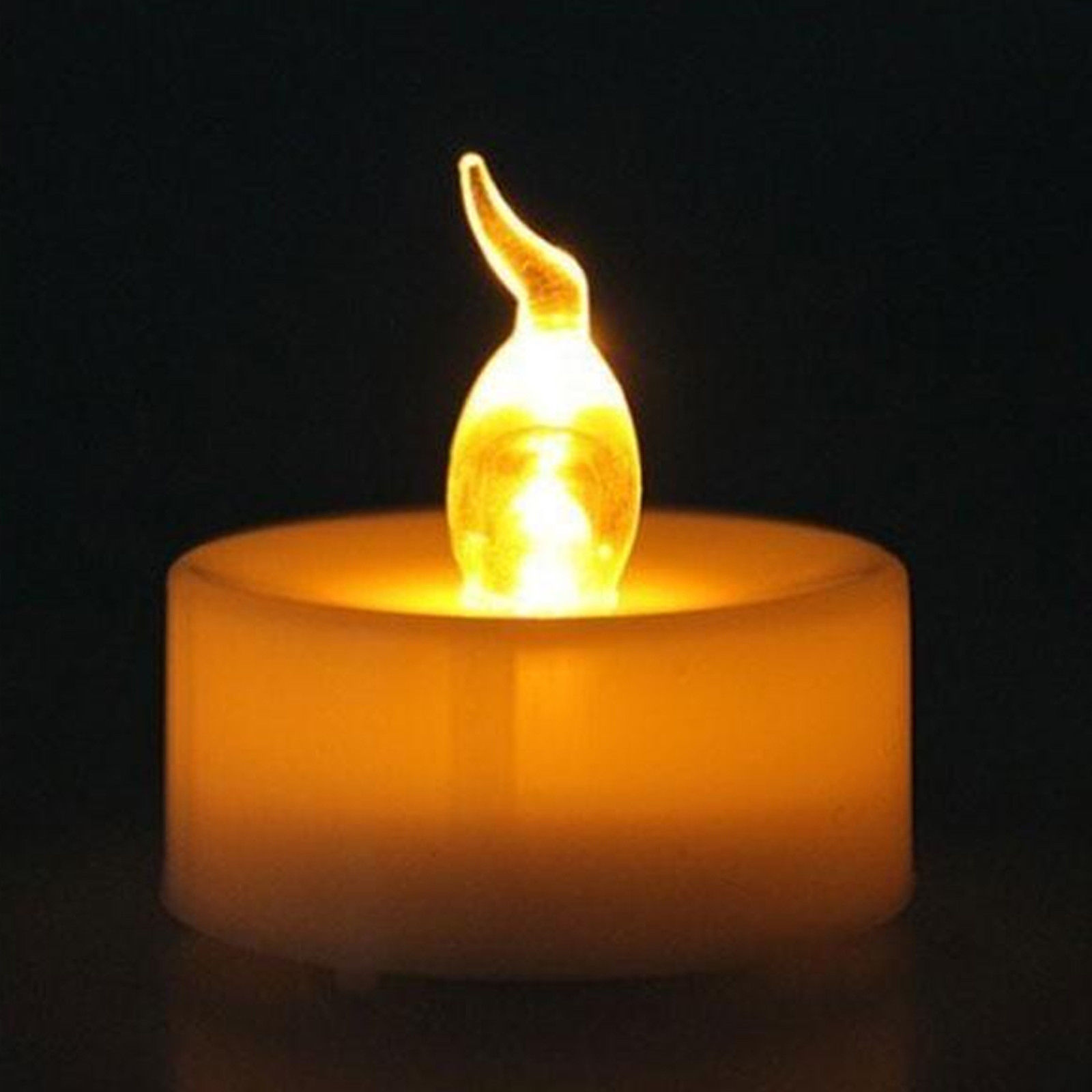 Flameless Battery Operated Tea Lights (12Pcs)