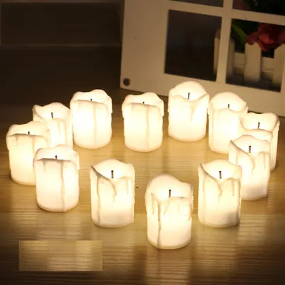 Flameless Candle LED Set (12pcs)