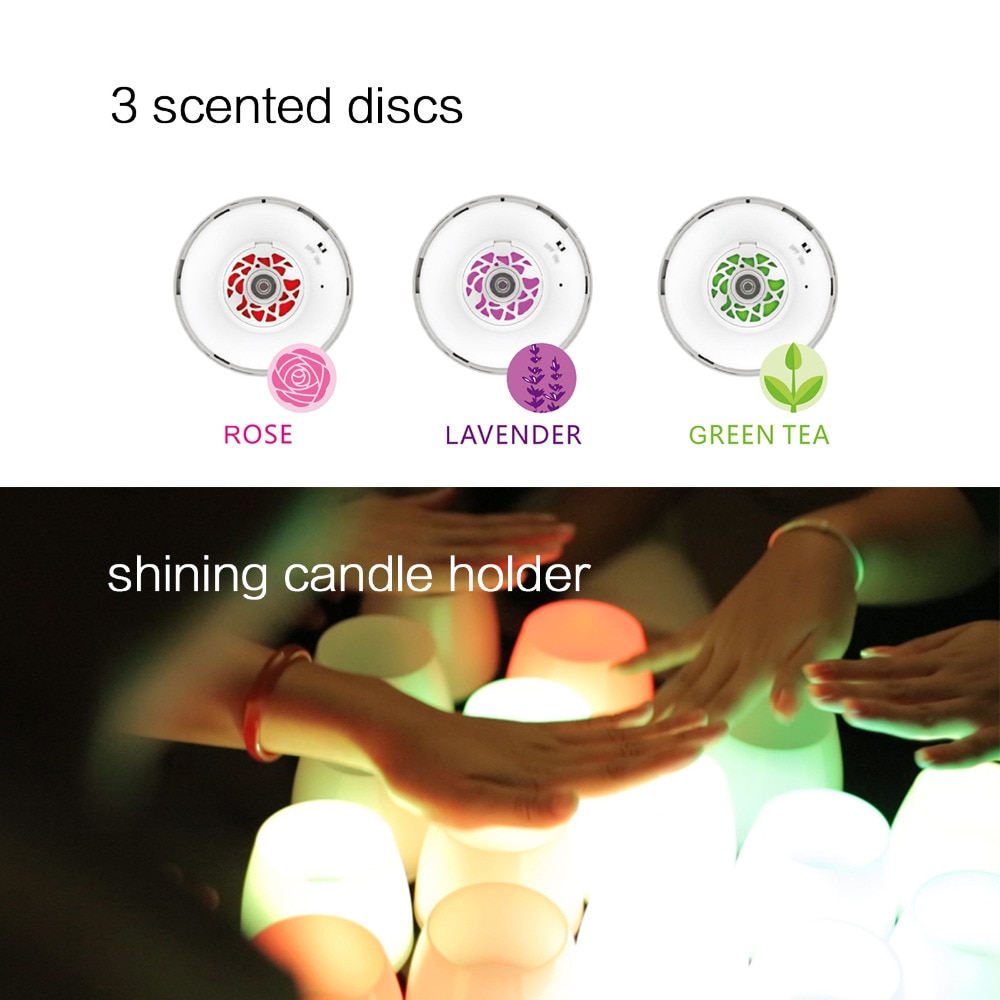 Flameless Candle Scented RGB Light Flameless Candle Scented RGB Light
