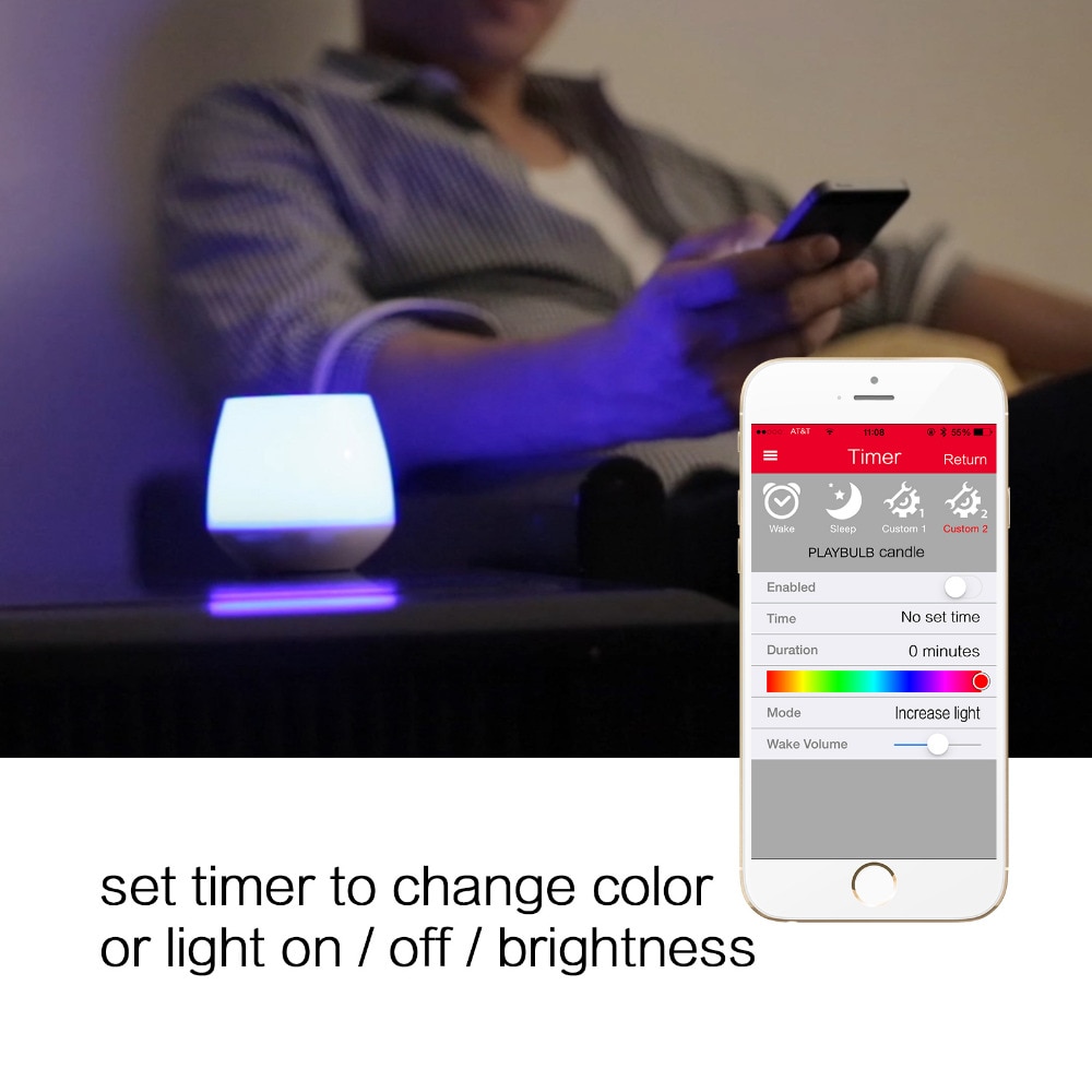 Flameless Candle Scented RGB Light Flameless Candle Scented RGB Light