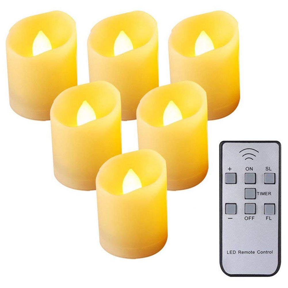 Flameless Candles with Timer Flickering Lights Flameless Candles with Timer Flickering Lights