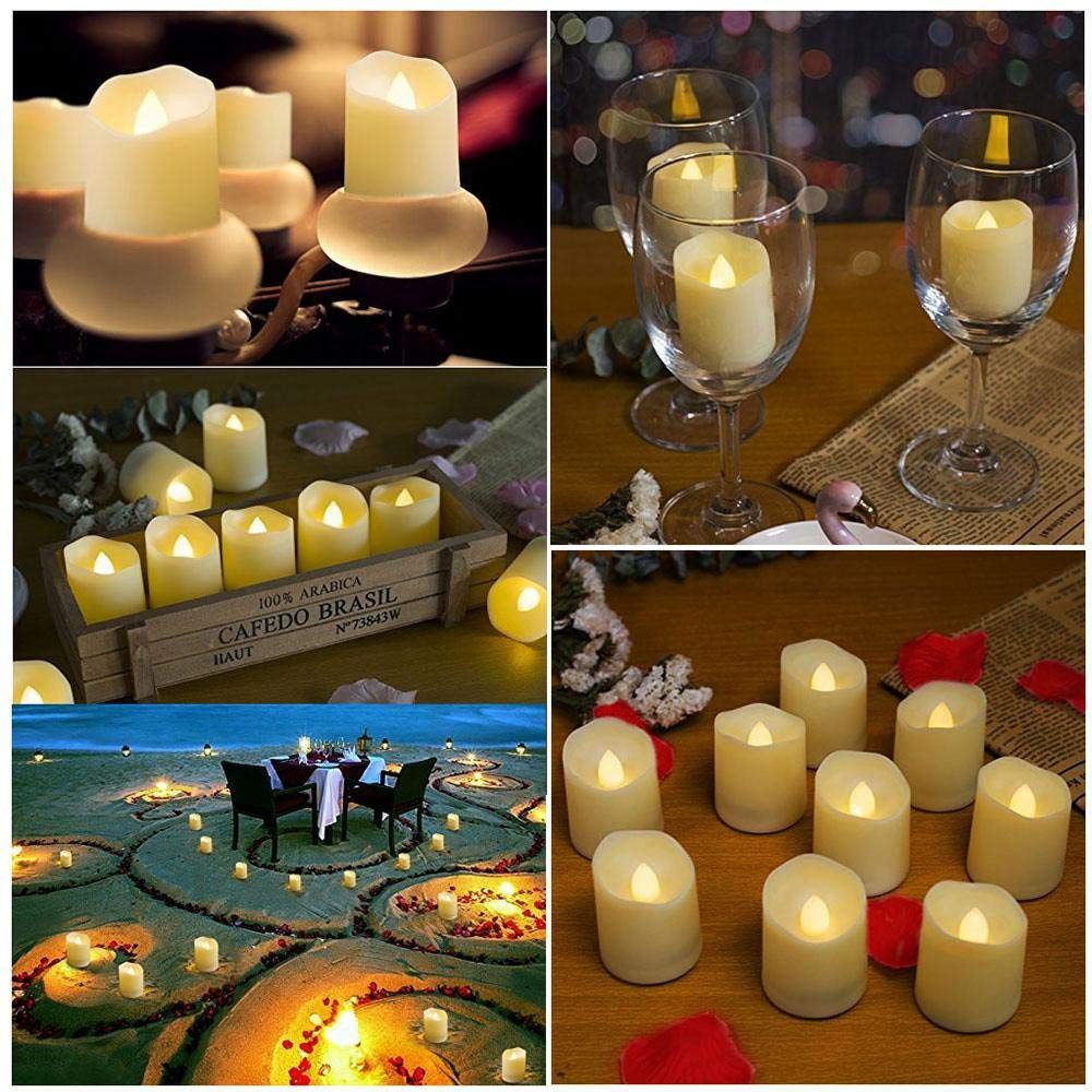 Flameless Candles with Timer Flickering Lights Flameless Candles with Timer Flickering Lights