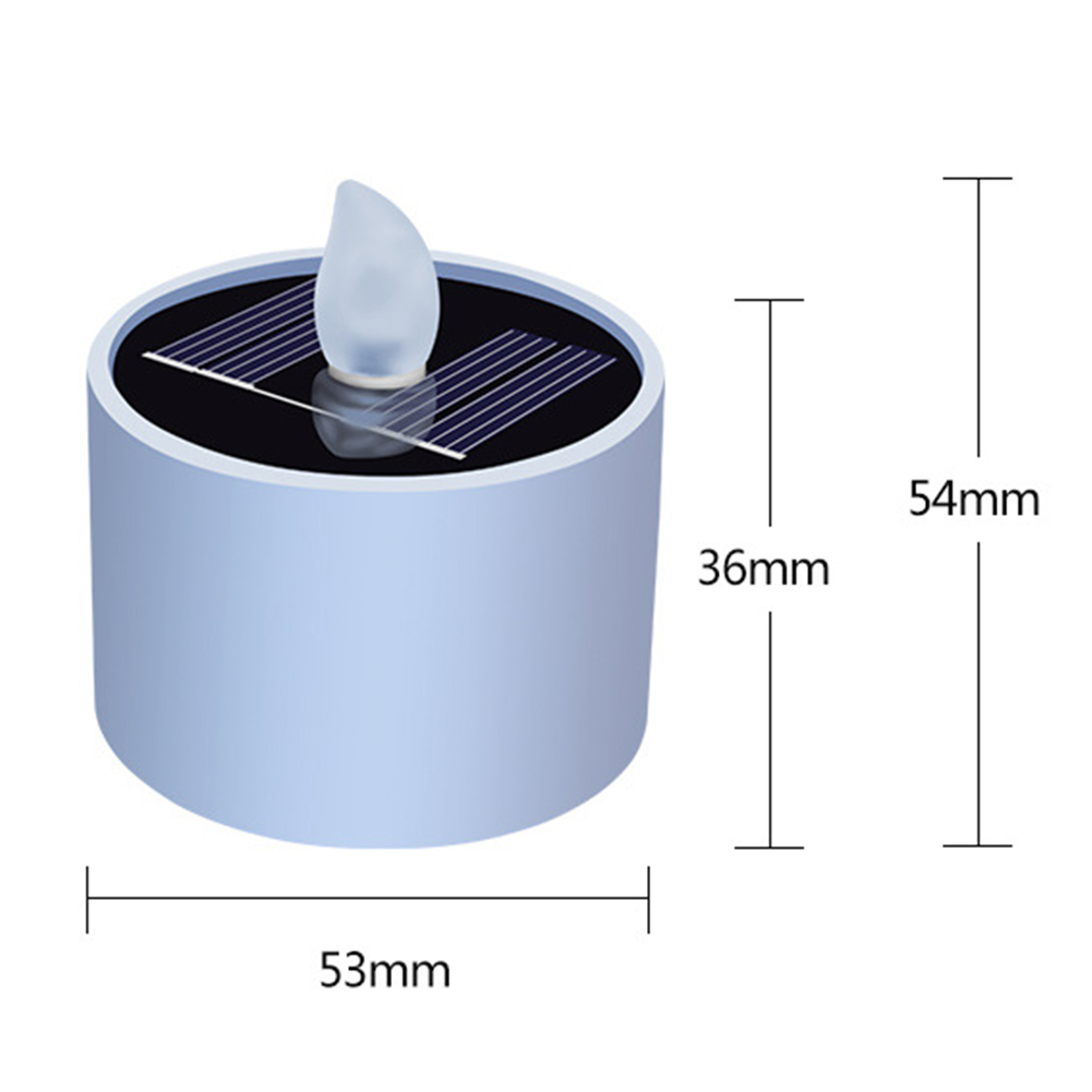 Flameless LED Solar Tea Lights Flameless LED Solar Tea Lights