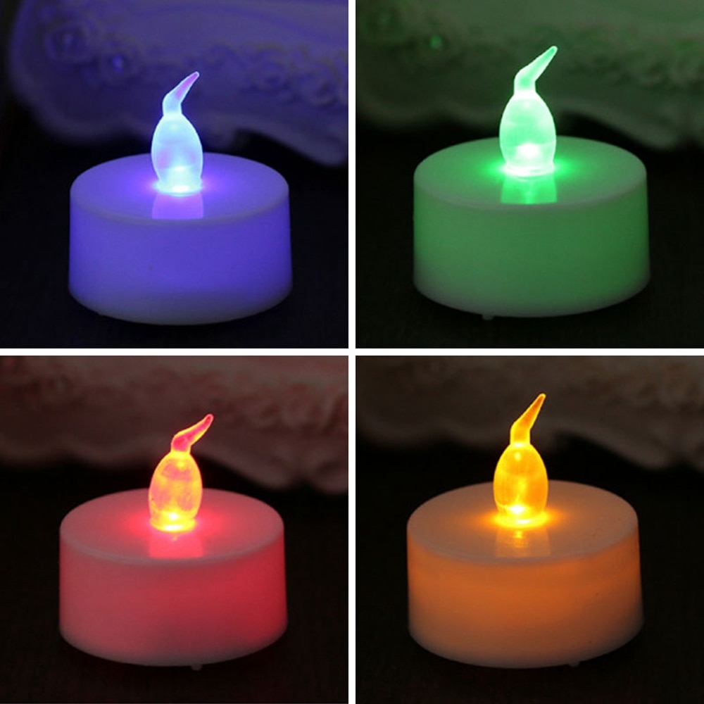 Flameless Tea Lights Fake Candles (24 PCS) Flameless Tea Lights Fake Candles (24 PCS)