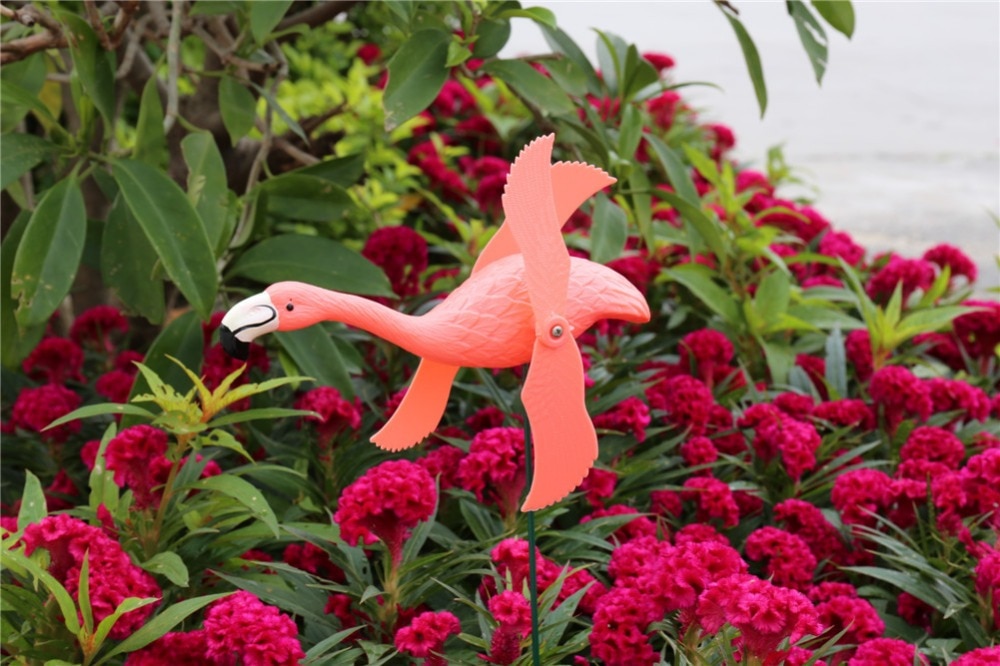 Flamingo Wind Spinners Set (4pcs)