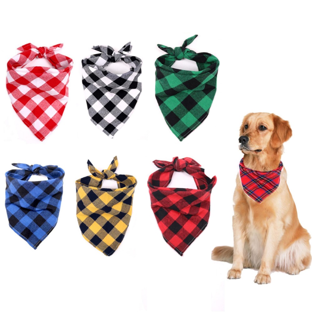Flannel Dog Bandana Pet Accessory Flannel Dog Bandana Pet Accessory