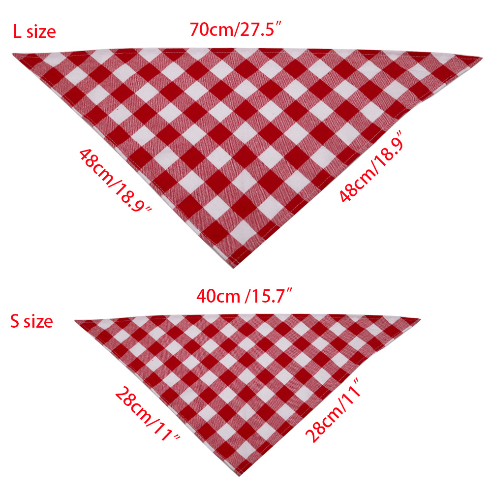 Flannel Dog Bandana Pet Accessory Flannel Dog Bandana Pet Accessory