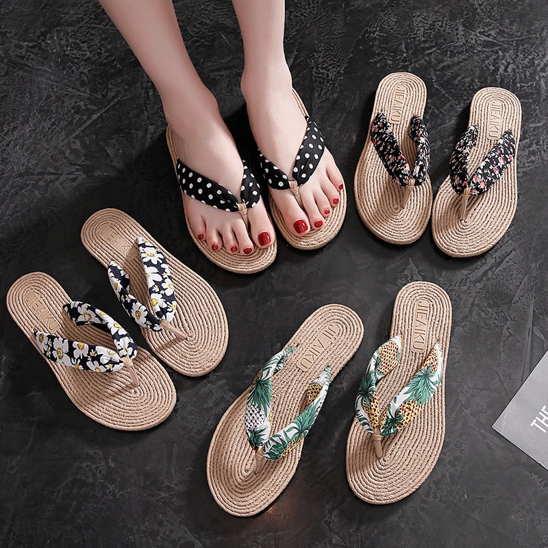 Flat Beach Slippers for Women Flat Beach Slippers for Women
