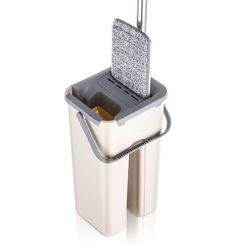Flat Squeeze Mop With Bucket