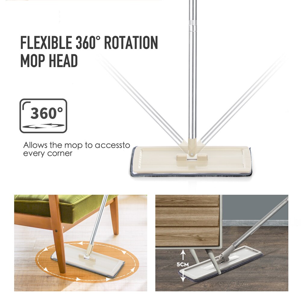Flat Squeeze Mop With Bucket Flat Squeeze Mop With Bucket