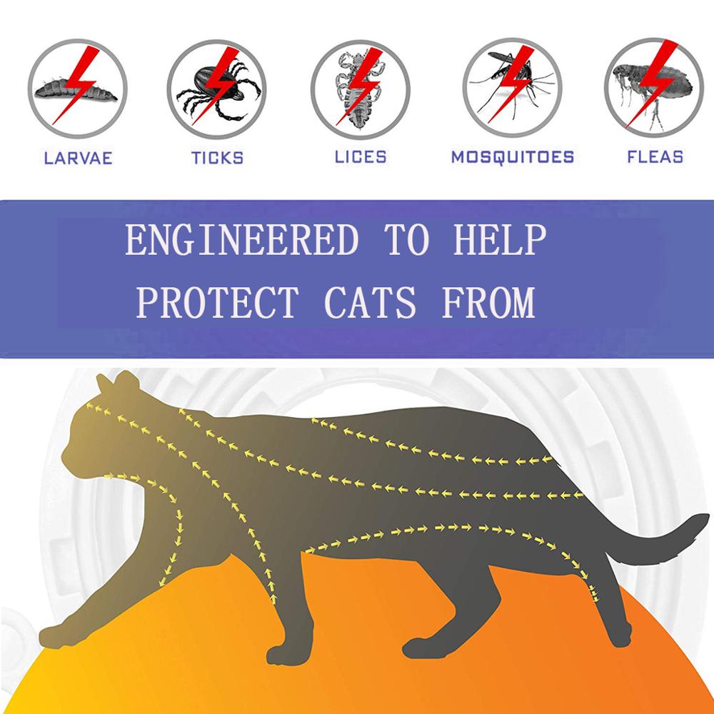Flea and Tick Collar for Cats 8 Months Protection Flea and Tick Collar for Cats 8 Months Protection