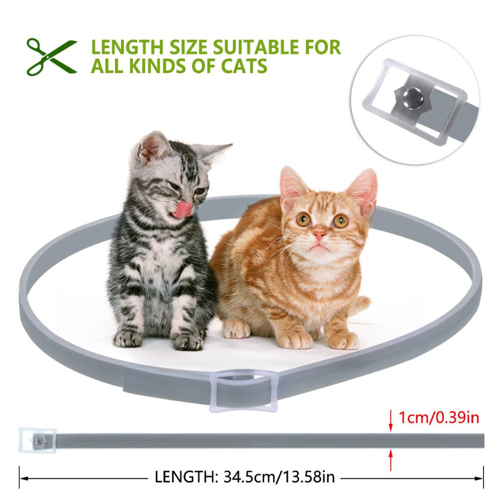 Flea and Tick Collar for Cats 8 Months Protection Flea and Tick Collar for Cats 8 Months Protection