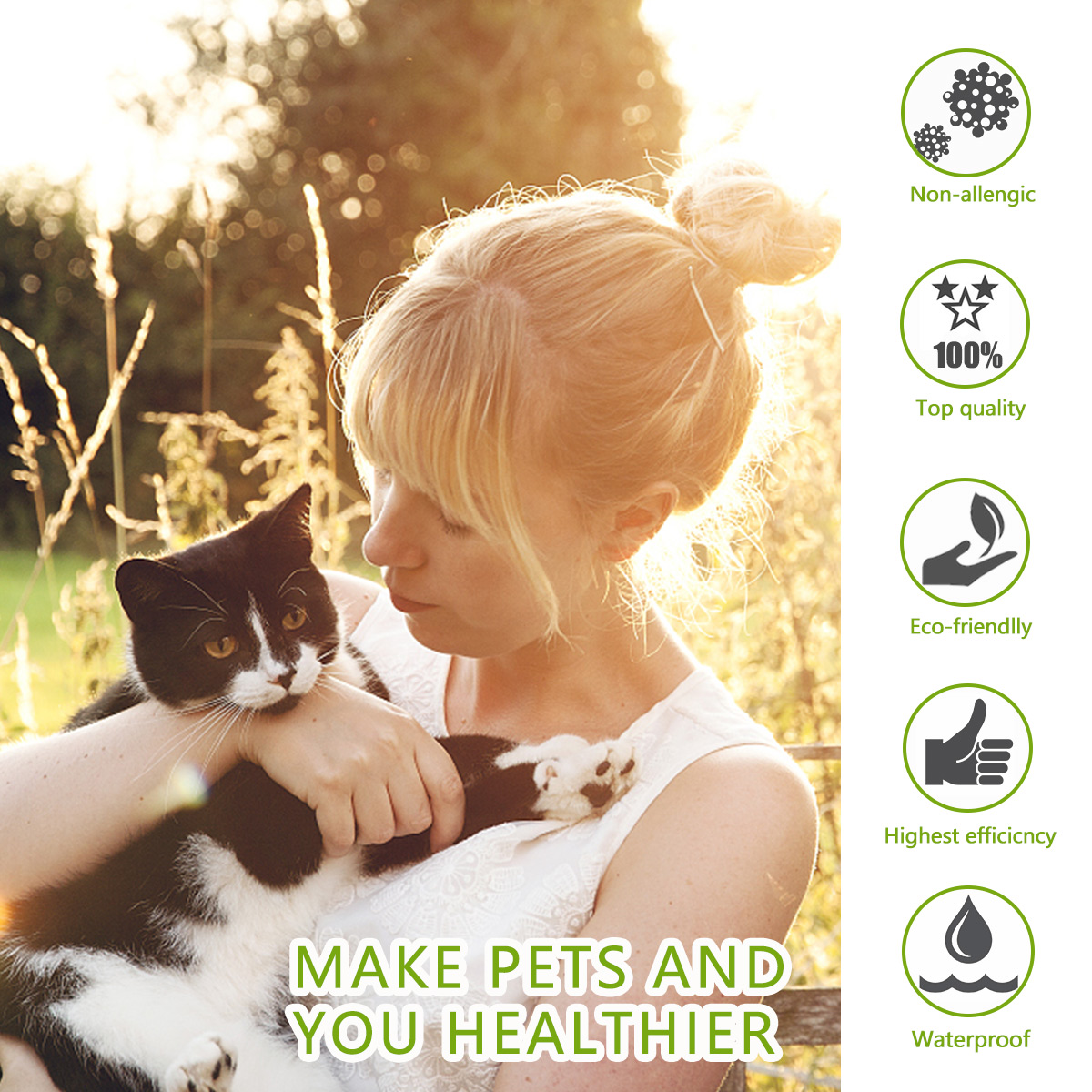 Flea and Tick Collar for Cats 8 Months Protection Flea and Tick Collar for Cats 8 Months Protection