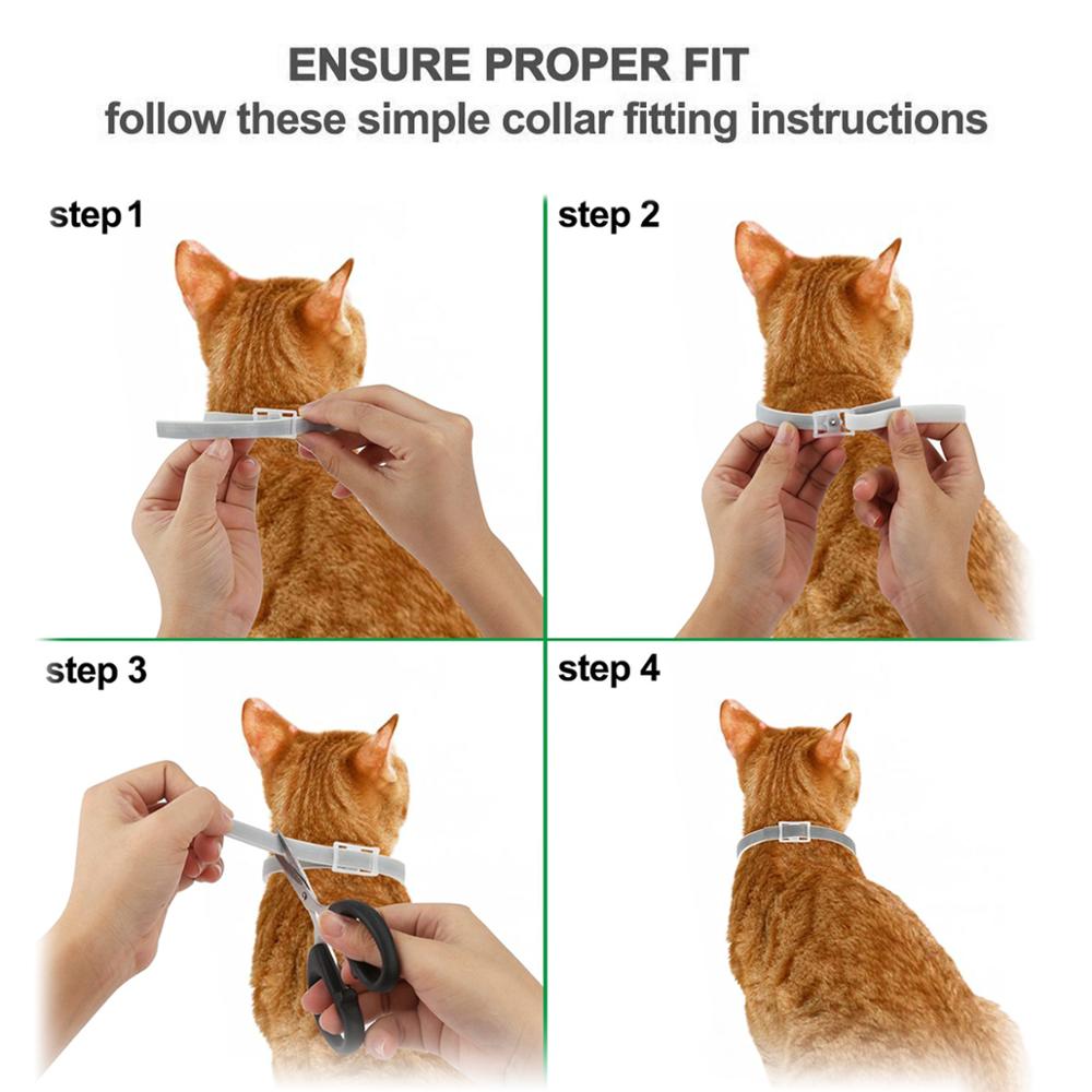 Flea and Tick Collar for Cats 8 Months Protection Flea and Tick Collar for Cats 8 Months Protection