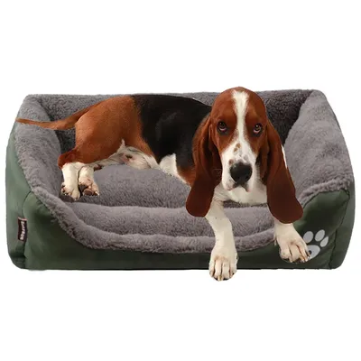 Fleece Dog Bed with Waterproof Bottom