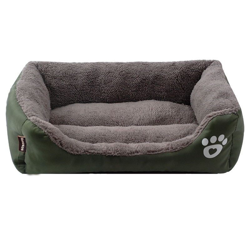 Fleece Dog Bed with Waterproof Bottom