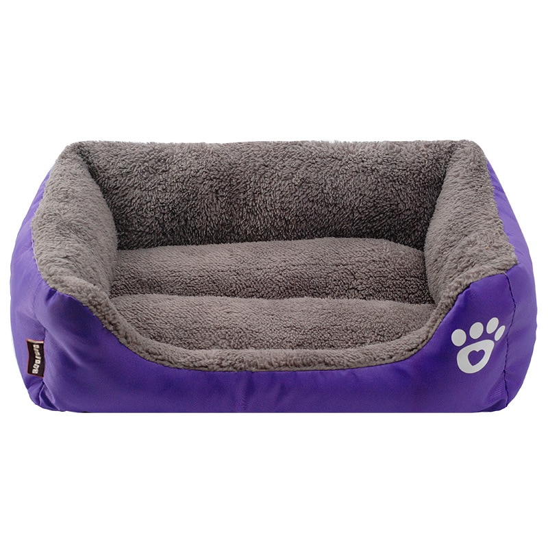 Fleece Dog Bed with Waterproof Bottom