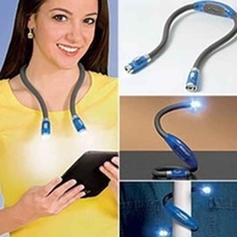 Flexible 4 LED Neck Reading Light Flexible 4 LED Neck Reading Light