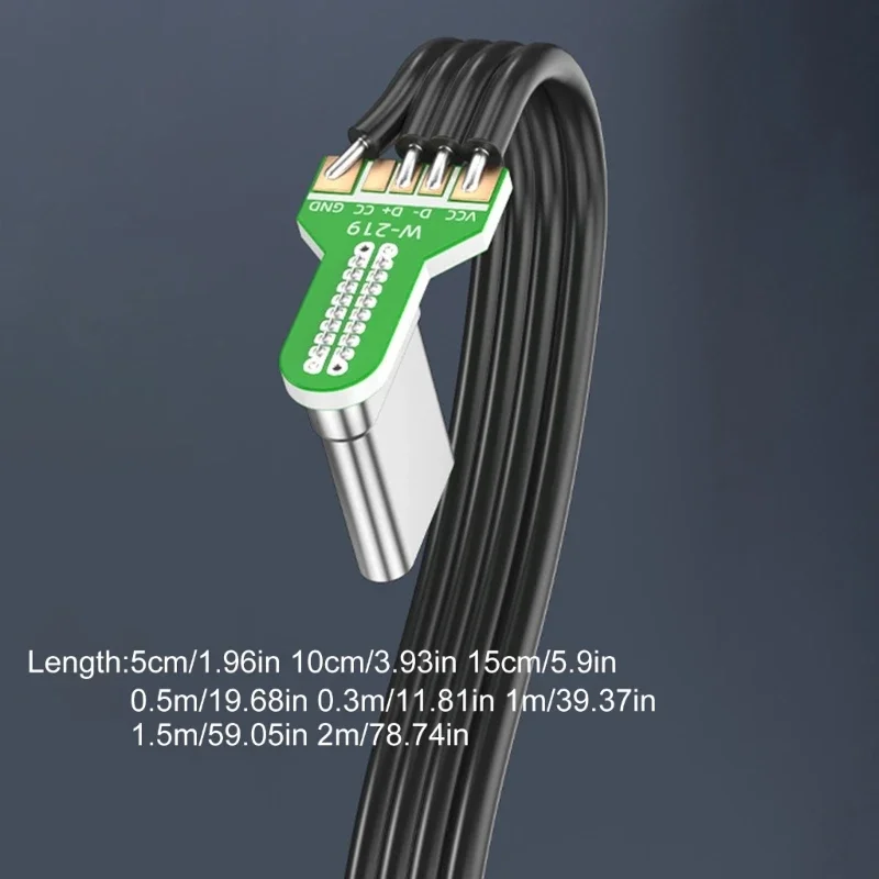 Flexible Flat Silicone USB C to USB C Cable Left/Right Angled for Camera Phones 60W Fast 480Mbps Data Transfer Flexible Flat Silicone USB C to USB C Cable Left/Right Angled for Camera Phones 60W Fast 480Mbps Data Transfer