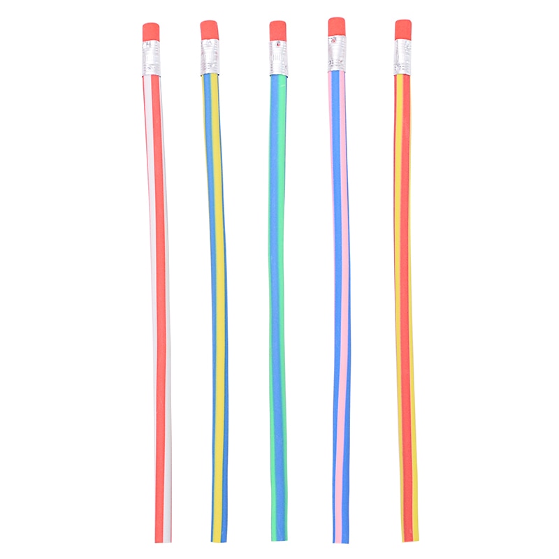 Flexible Pencils with Eraser (5 pcs) Flexible Pencils with Eraser (5 pcs)