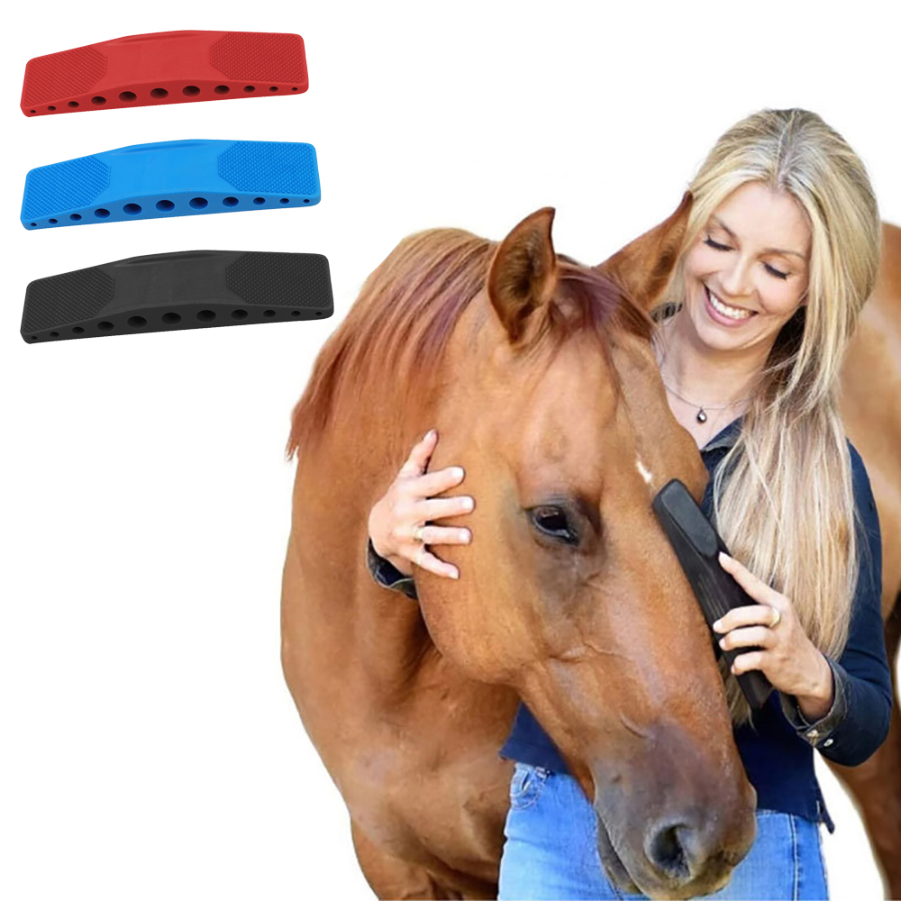 Flexible Plastic Horse Grooming Brush Flexible Plastic Horse Grooming Brush