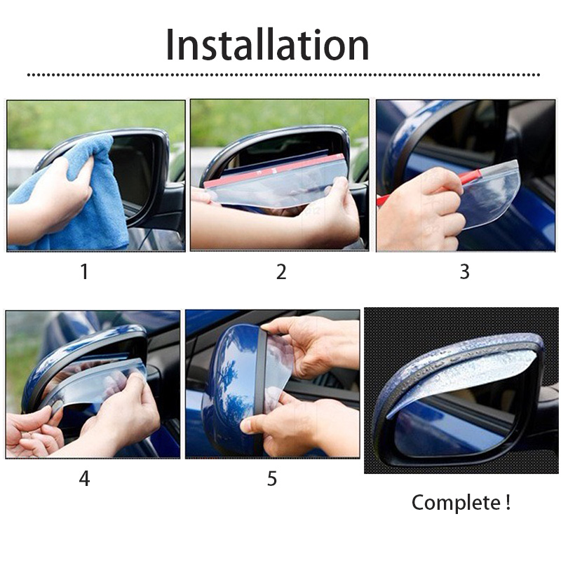 Flexible Side Mirror Visor (2 pcs) Flexible Side Mirror Visor (2 pcs)