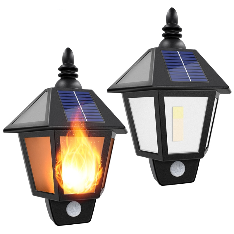 Flickering Solar Outdoor Lamp